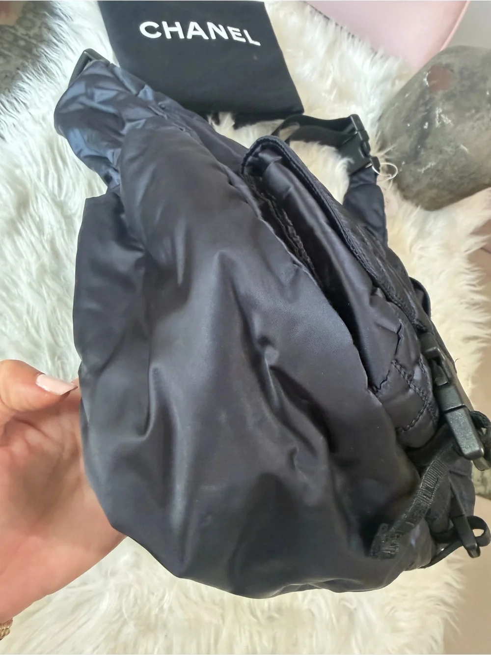 CHANEL SPORT NYLON MESSENGER BAG